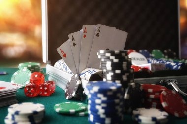 Live roulette table with multiple camera angles